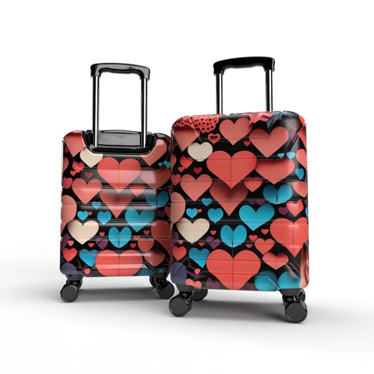 HEART MOSAIC CARRY-ON LUGGAGE