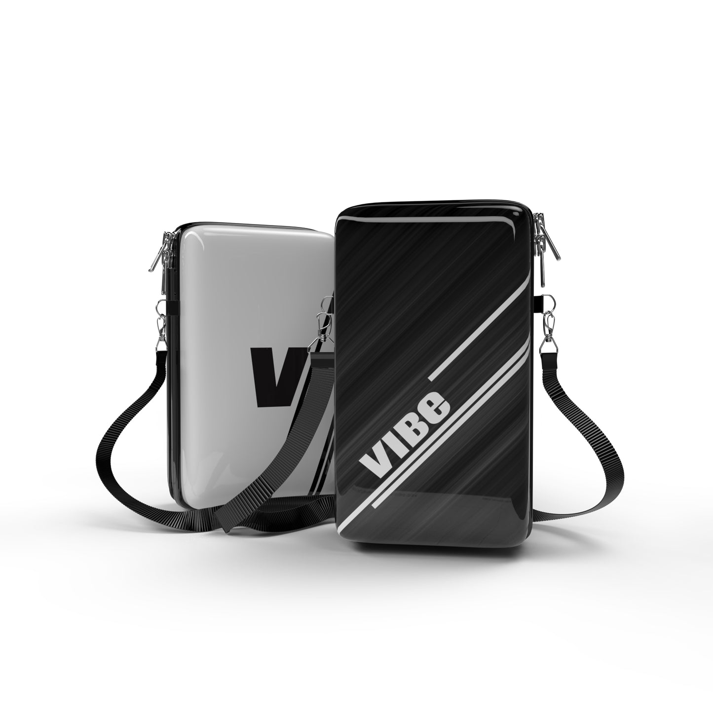 Travels Mini Crossbody White and Black